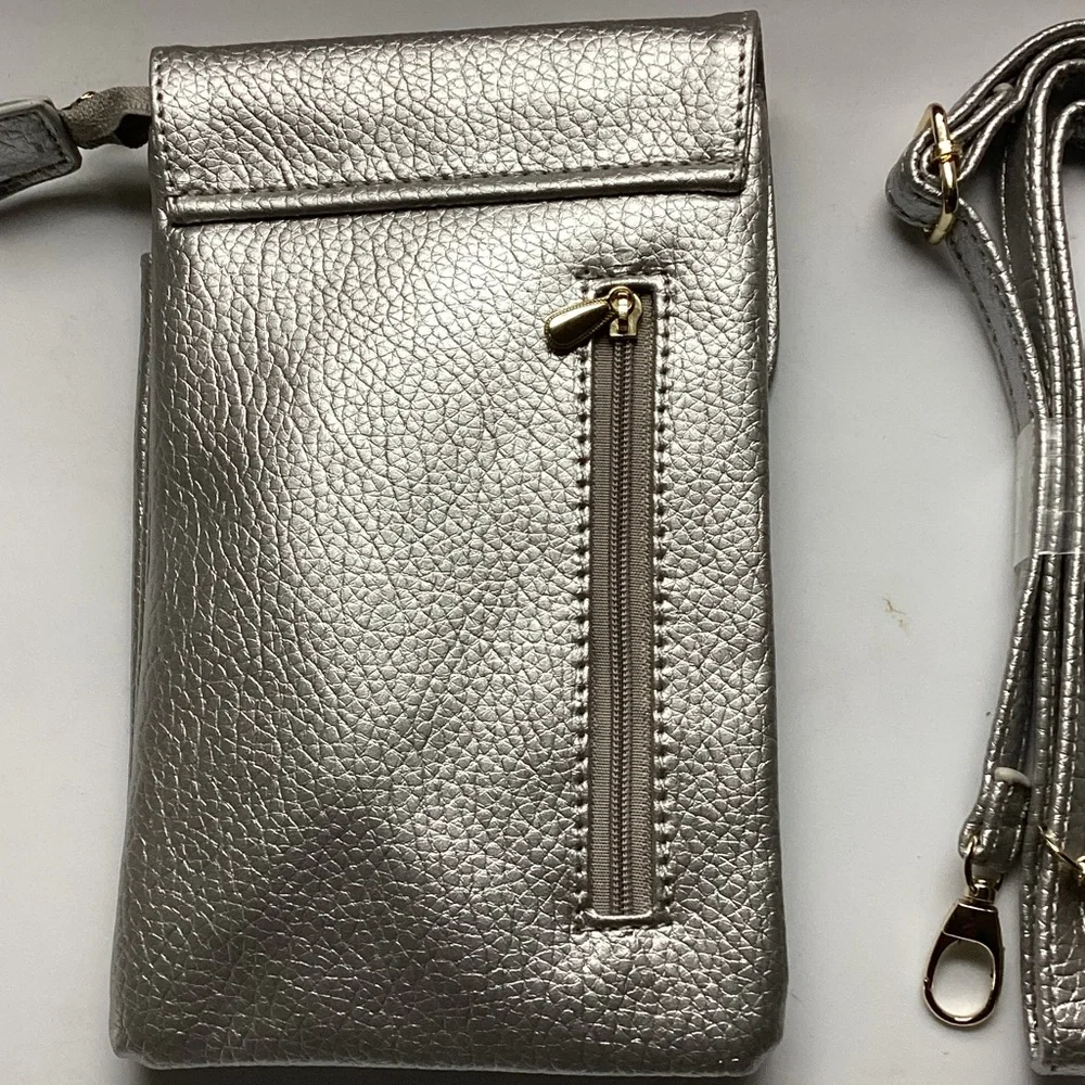 Minicat Silver Phone Holster with Strap
